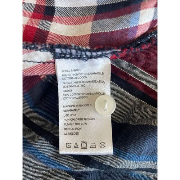 Anthropologie Isabella Sinclair Plaid Tartan Moc Maxi Wrap Dress - Picture 5 of 5